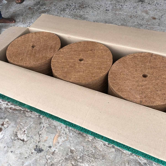 Weed mats in carton